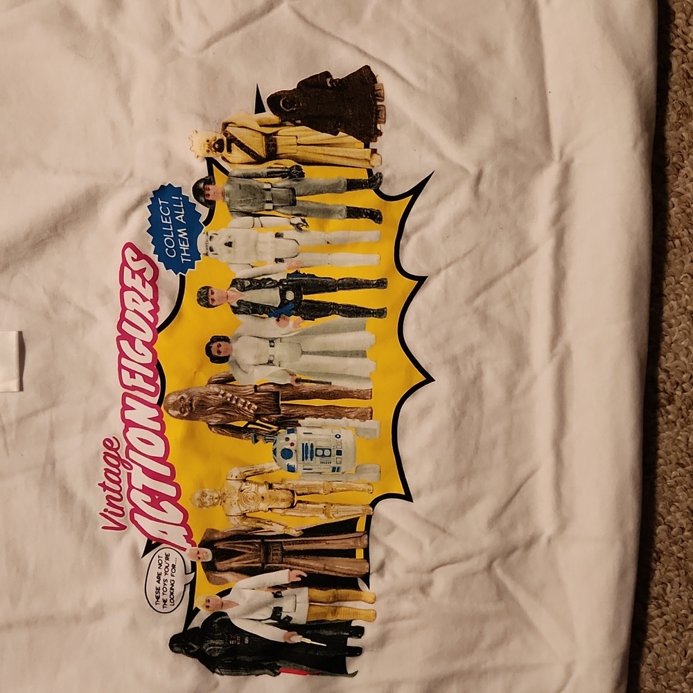 Star Wars Vintage Action Figure Tshirt